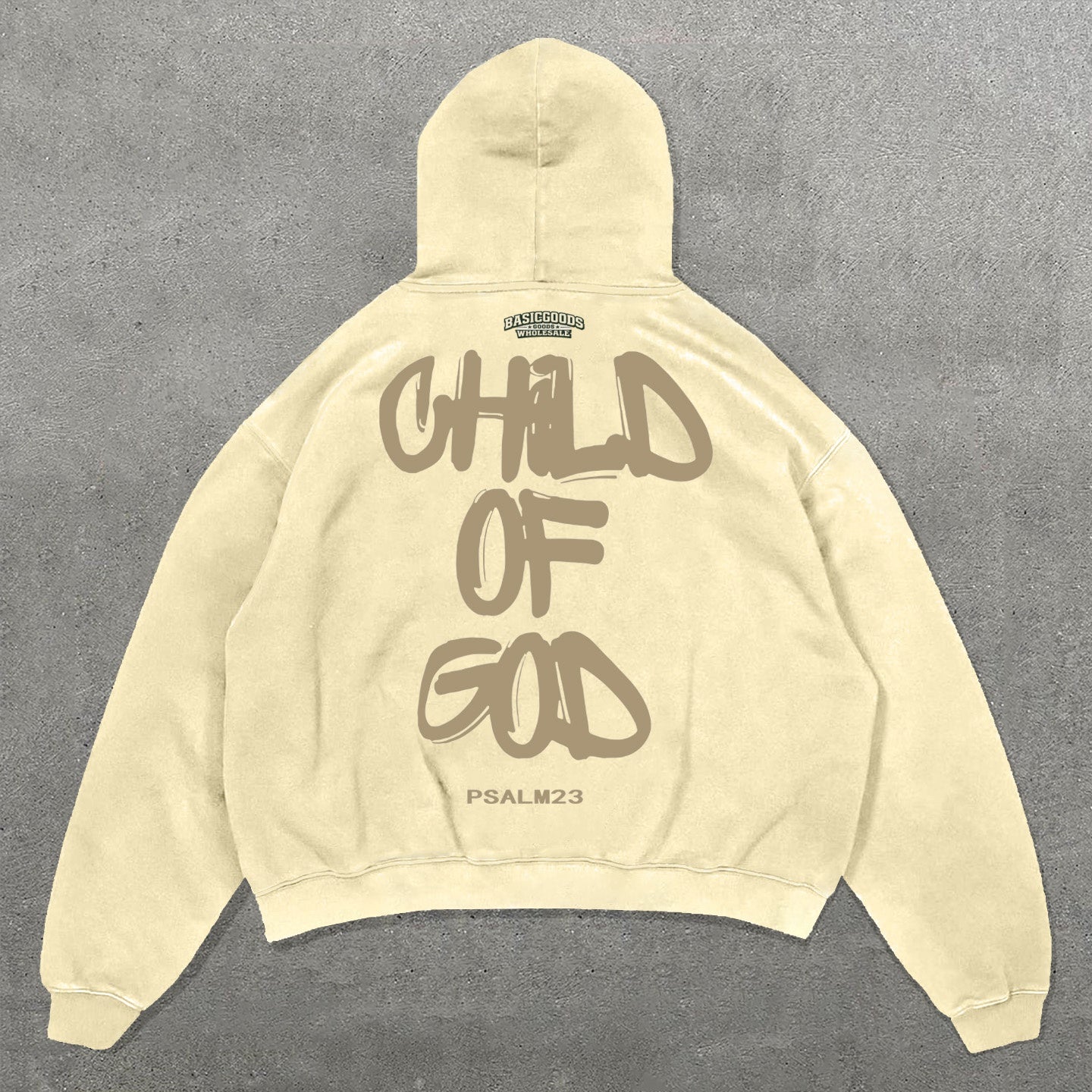 Basicgoodswholesale Child Of God Print Long Sleeve Hoodies