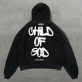 Basicgoodswholesale Child Of God Print Long Sleeve Hoodies