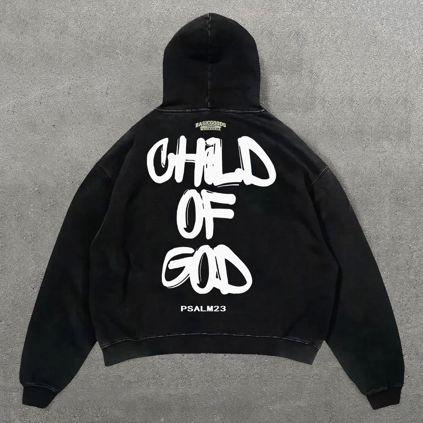 Basicgoodswholesale Child Of God Print Long Sleeve Hoodies